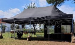 Flextent 4 x 8 m schwarz