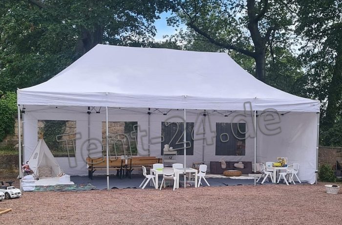 Flextent 4 x 8 m weiß