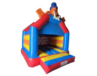 Hüpfburg Clown